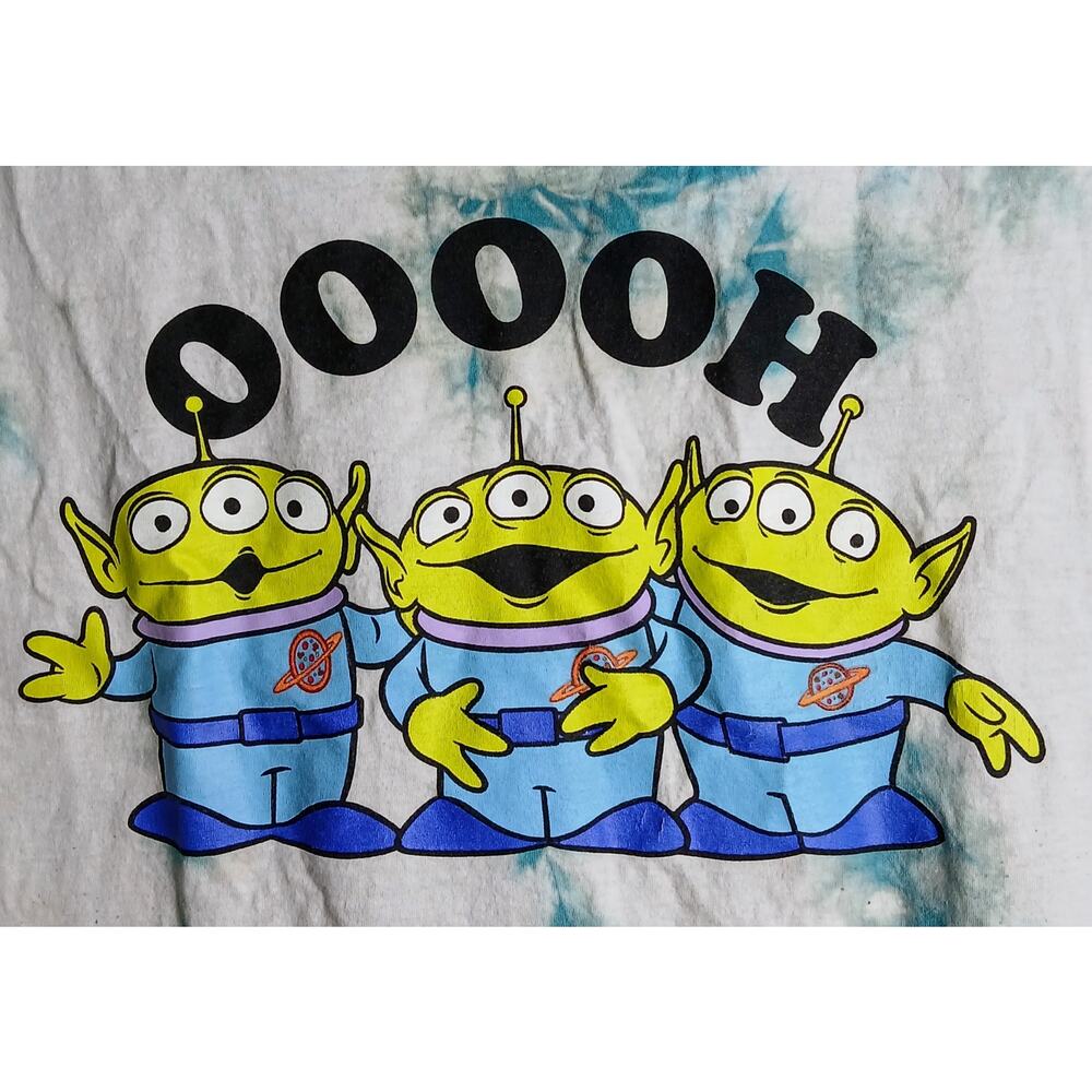 Disney Toy Story Aliens Tie Dye T-Shirt. Men's XXL. Multicolor